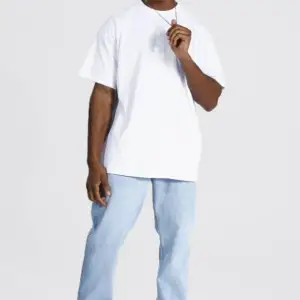 Beyaz Apollo Xıı Baskılı Oversize Tişört