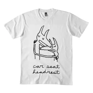 Beyaz Araba Koltuğu Müzik Grubu Kafalık Klasik DMN Uzun kollu Tee Yaz Bisiklet Yaka