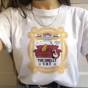 Beyaz Arkadaşlar TV Gösterisi harajuku Ullzang Karikatür Baskı 90s Grafi