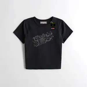 Beyaz Babby Tee aslan gözü minimal Özel tasarım