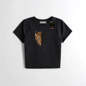 Beyaz Babby Tee aslan Özel tasarım