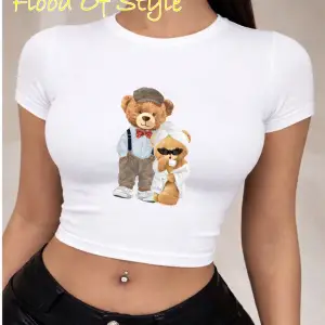 Beyaz Babby Tee ayıcık bornoz Özel tasarım