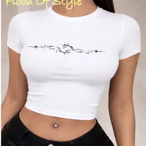 Beyaz Babby Tee balıklar Özel tasarım