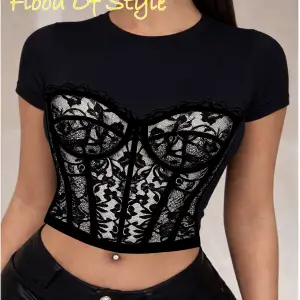 Beyaz Babby Tee danteli Özel tasarım