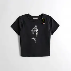 Beyaz Babby Tee deniz kızı Özel tasarım