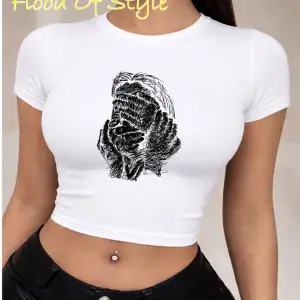 Beyaz Babby Tee el yüz tasarımı Özel tasarım