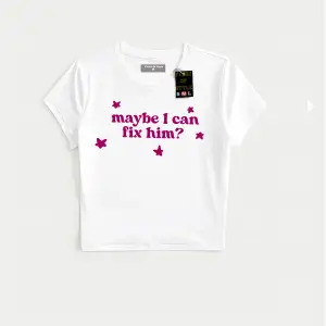 Beyaz Babby Tee fixhim Özel tasarım