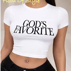 Beyaz Babby Tee gods favorıte Özel tasarım