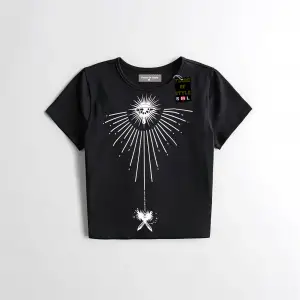 Beyaz Babby Tee göz tasarım Özel tasarım