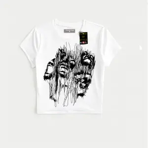 Beyaz Babby Tee hayaletyüzler Özel tasarım