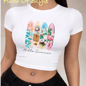 Beyaz Babby Tee helosummer Özel tasarım