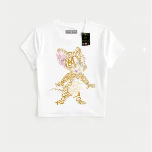 Beyaz Babby Tee jerrr Özel tasarım