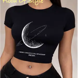 Beyaz Babby Tee keşke bir uzay gemis ile uçabilsem Özel tasarım