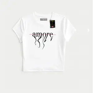 Beyaz Babby Tee kırmızı çizgi Özel tasarım