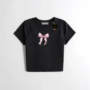 Beyaz Babby Tee kurdale minimal Özel tasarım