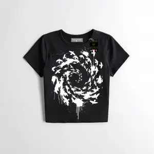 Beyaz Babby Tee kuşlar Özel tasarım