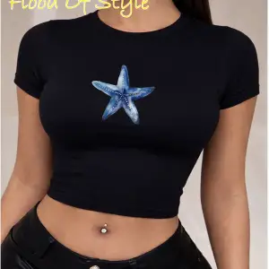 Beyaz Babby Tee mavi Özel tasarım