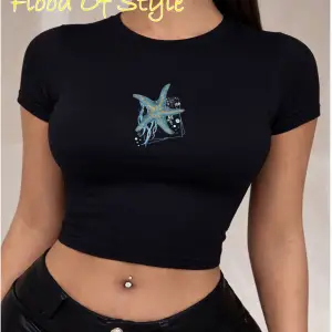 Beyaz Babby Tee mavi yıldız Özel tasarım