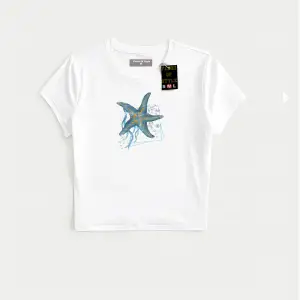 Beyaz Babby Tee mavi yıldız Özel tasarım