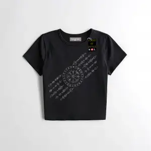 Beyaz Babby Tee minimal Özel tasarım