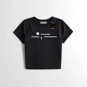 Beyaz Babby Tee minimal Özel tasarım