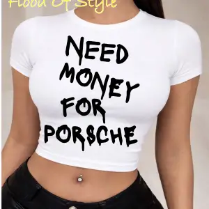 Beyaz Babby Tee money Özel tasarım