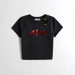 Beyaz Babby Tee mum kalp kelebek Özel tasarım