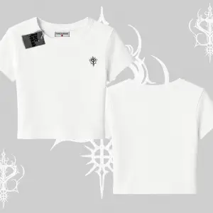 Beyaz Babby Tee Özel logolu