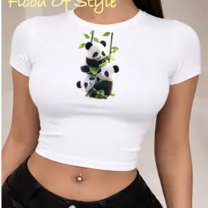 Beyaz Babby Tee pandalar Özel tasarım