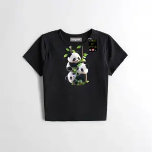 Beyaz Babby Tee pandalar Özel tasarım