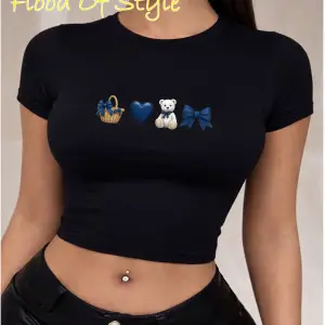 Beyaz Babby Tee sepet ayıcık kalp Özel tasarım