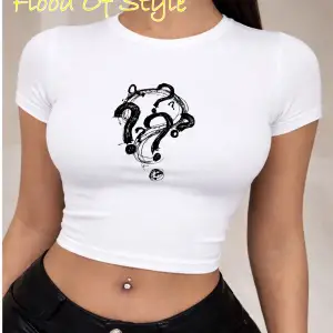 Beyaz Babby Tee soru işareti Özel tasarım