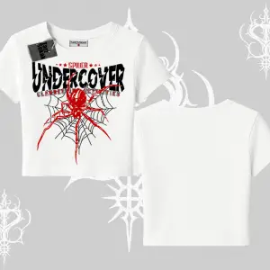 Beyaz Babby Tee Spider Undercover