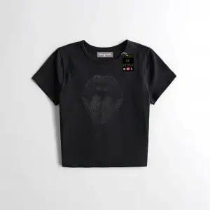 Beyaz Babby Tee taş desenli agız Özel tasarım