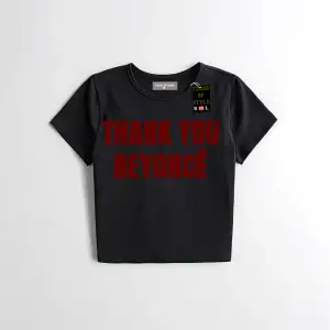 Beyaz Babby Tee thank you Özel tasarım