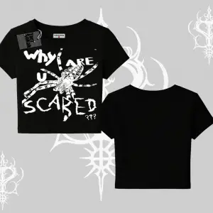 Beyaz Babby Tee Why are u Scared