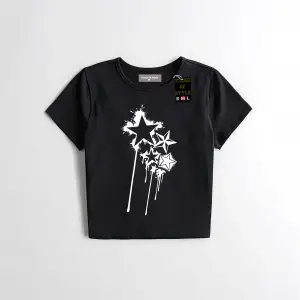 Beyaz Babby Tee yıldız Özel tasarım