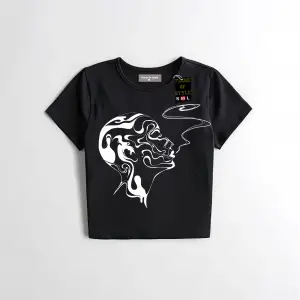 Beyaz Babby Tee yüz tasarım Özel tasarım