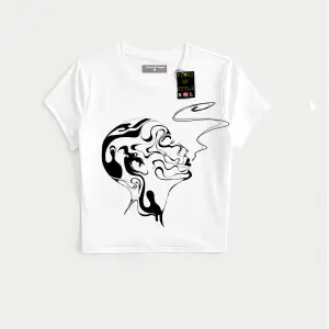 Beyaz Babby Tee yüz tasarım Özel tasarım