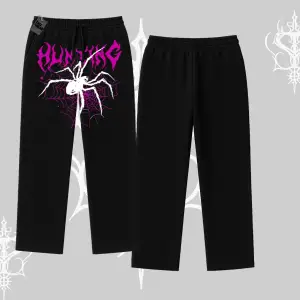 Beyaz Baggy Eşofman Altı Autumn Spider