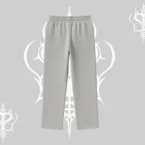 Beyaz Baggy Eşofman Altı Sp55der