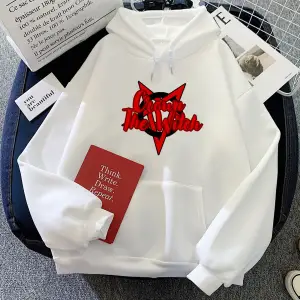 Beyaz Bambie Thug Hoodies Hip Hop rahat