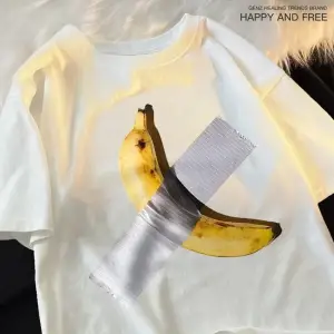 Beyaz Bant Sızdırmazlık Muz Eğlenceli Nefes Yaz Sokak Yumuşak Sokak Şıklığı O