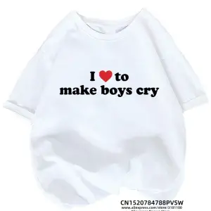 Beyaz Ben yapmak için seviyorum Boy Cry Grunge k Harajuku Clothes