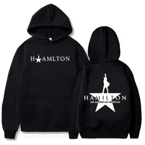 Beyaz Bir amerikan müzikal Hamiltonn Hoodies caderas Con Capuchau