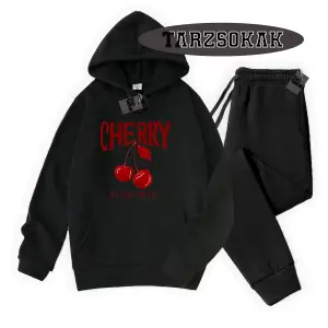 Beyaz Biskilet Cherry Detaylı ikili TAKIM