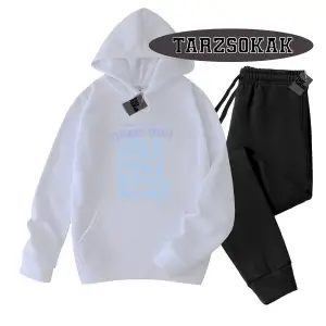 Beyaz Biskilet Flower Detaylı ikili TAKIM