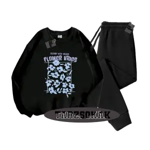 Beyaz Biskilet Flower Detaylı ikili TAKIM