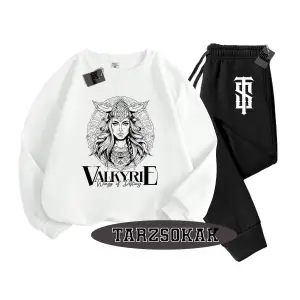 Beyaz Biskilet Valkyrıe Detaylı ikili TAKIM