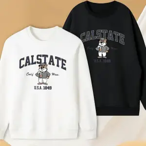 Beyaz Biskilet Yaka Sweatshirt Çift Sevgili Kombinleri Couple Clothing